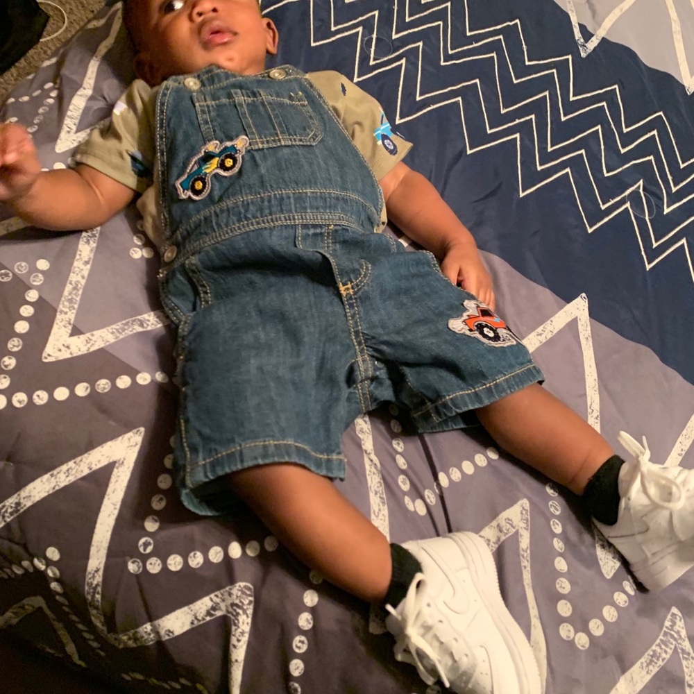 Infant overalls 12m worn once